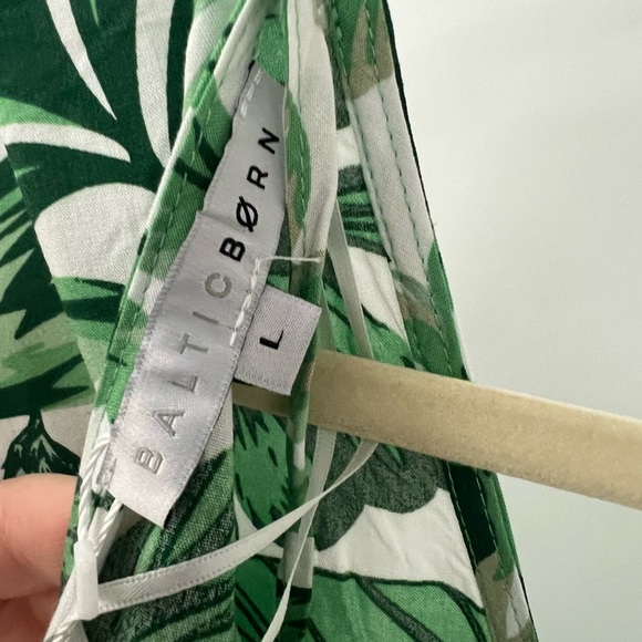 Baltic Born Byron green print wide leg jumpsuit - Picture 10 of 15